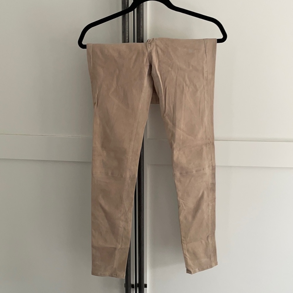 Suede Pants